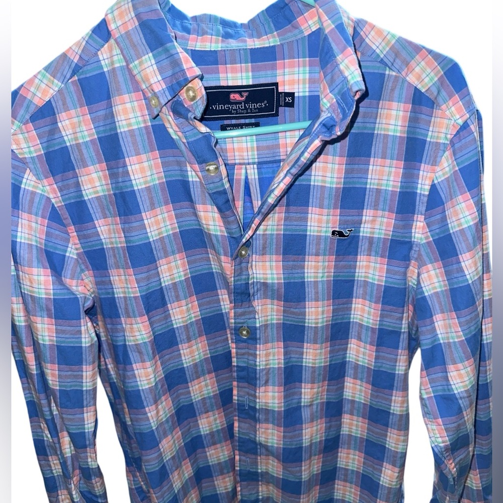 Donhaul Plaid Vineyard Vines Whale Shirt - Size XS